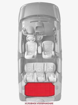 ЭВА коврики «Queen Lux» багажник для Hyundai Sonata II (Y-2)